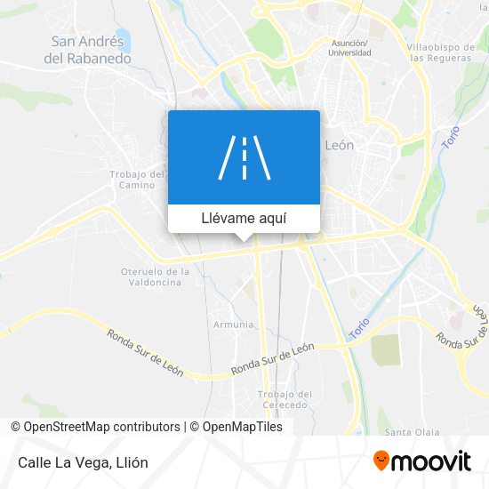 Mapa Calle La Vega
