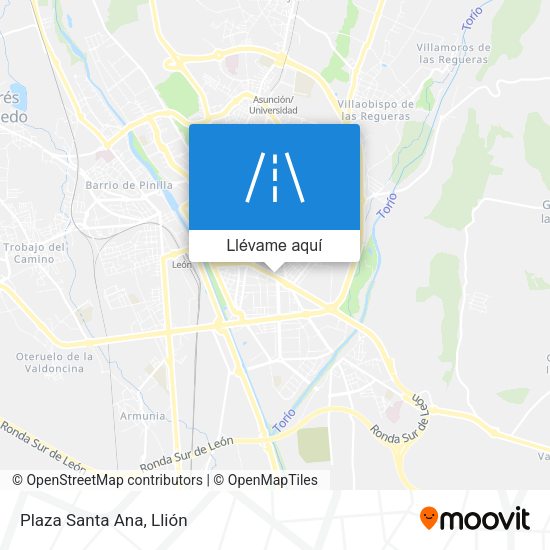 Mapa Plaza Santa Ana