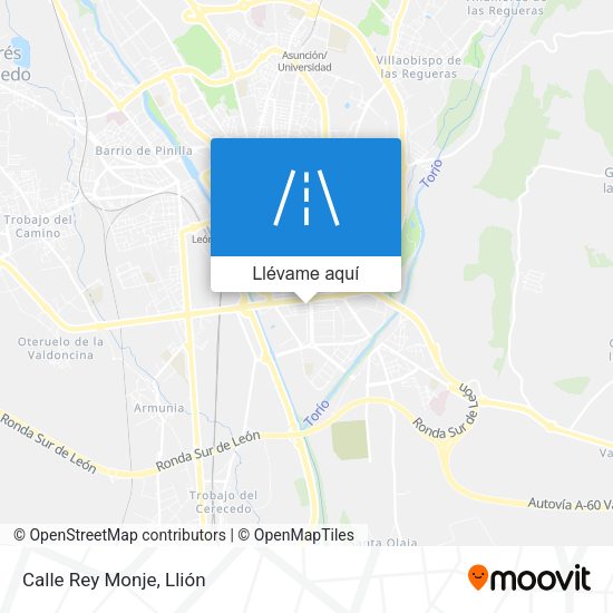 Mapa Calle Rey Monje