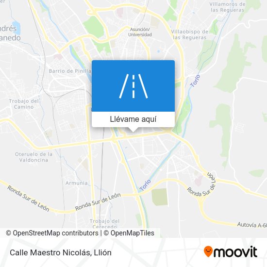 Mapa Calle Maestro Nicolás