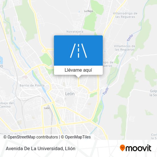 Mapa Avenida De La Universidad