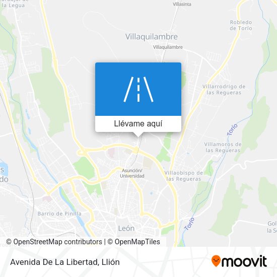 Mapa Avenida De La Libertad