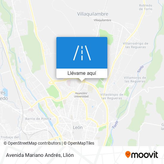 Mapa Avenida Mariano Andrés