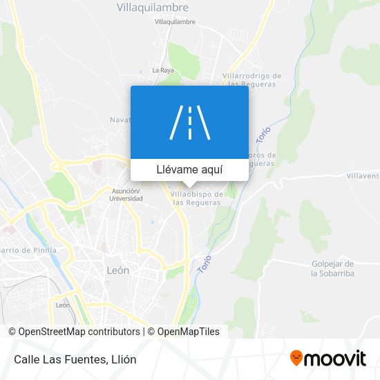 Mapa Calle Las Fuentes