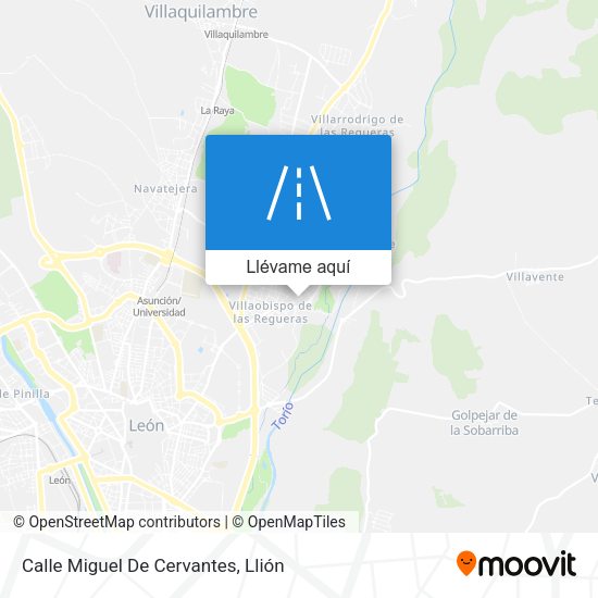 Mapa Calle Miguel De Cervantes