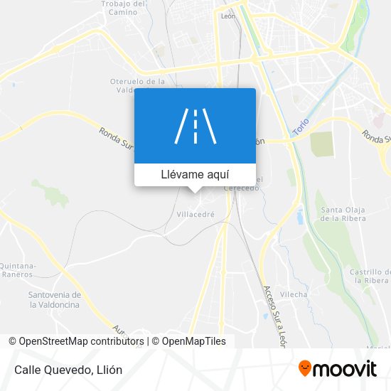 Mapa Calle Quevedo