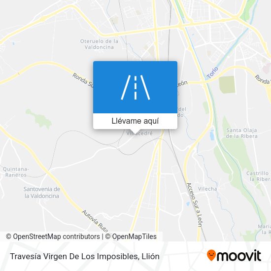 Mapa Travesía Virgen De Los Imposibles