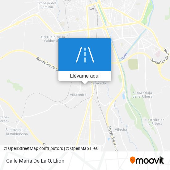 Mapa Calle María De La O