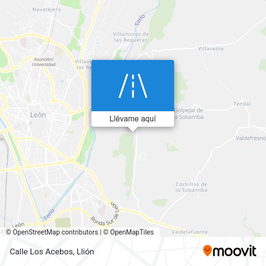 Mapa Calle Los Acebos