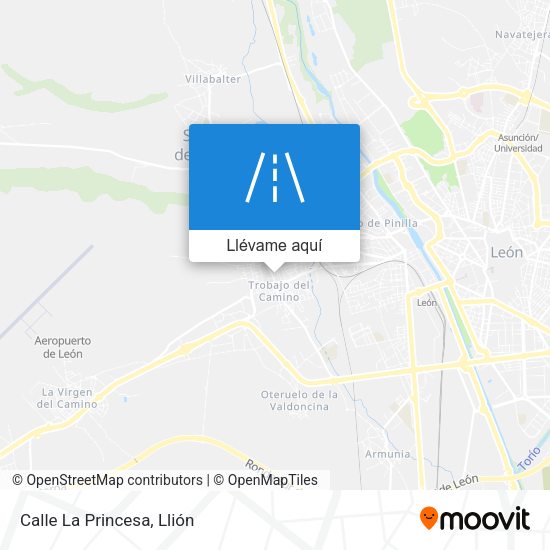Mapa Calle La Princesa