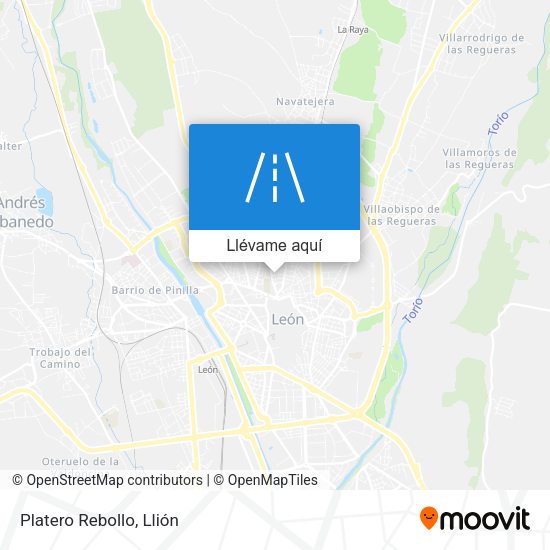 Mapa Platero Rebollo