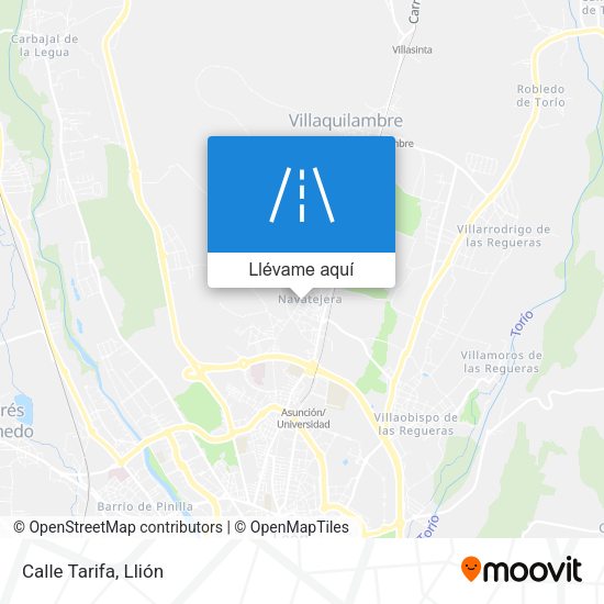 Mapa Calle Tarifa
