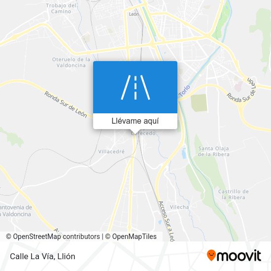 Mapa Calle La Vía