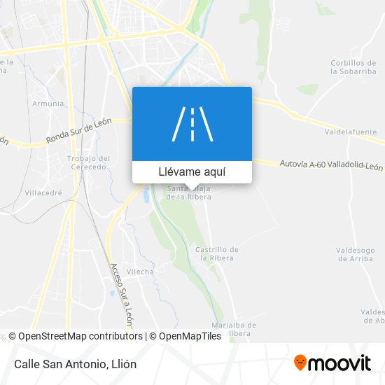 Mapa Calle San Antonio