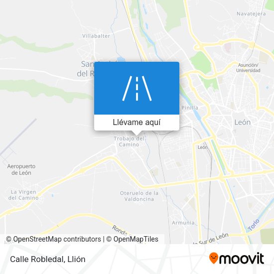 Mapa Calle Robledal