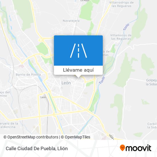 Mapa Calle Ciudad De Puebla