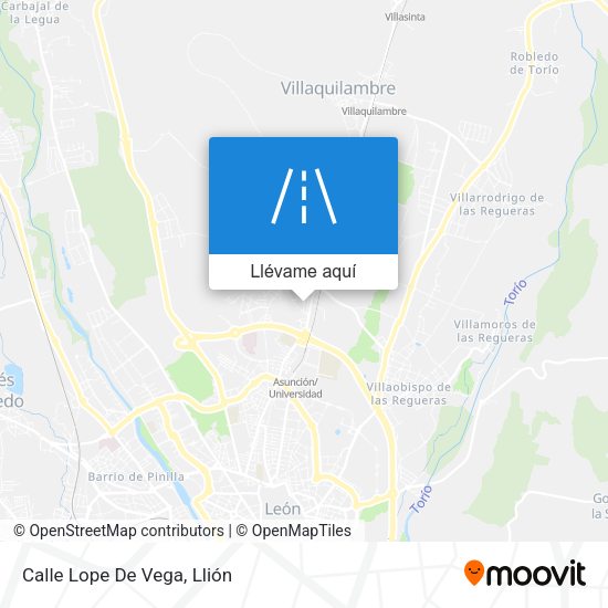 Mapa Calle Lope De Vega