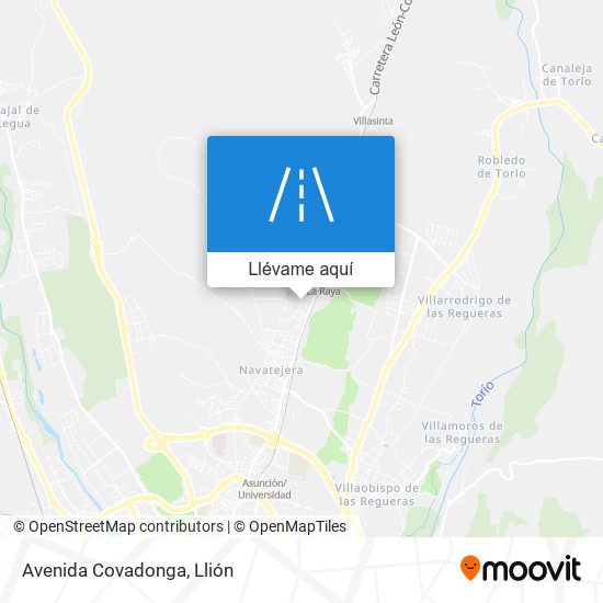 Mapa Avenida Covadonga
