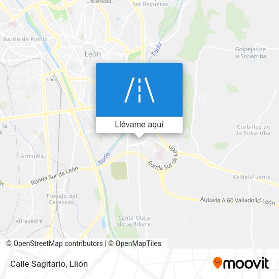 Mapa Calle Sagitario