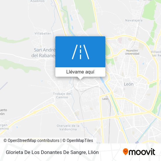 Mapa Glorieta De Los Donantes De Sangre