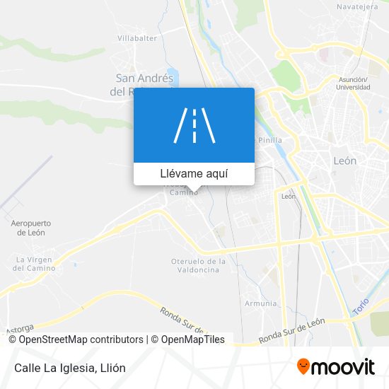 Mapa Calle La Iglesia