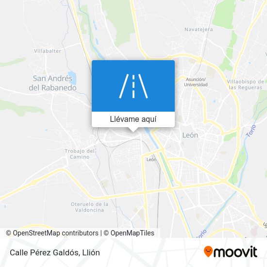Mapa Calle Pérez Galdós