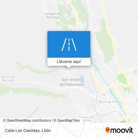 Mapa Calle Las Casildas
