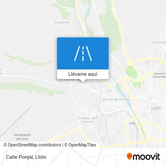 Mapa Calle Ponjal