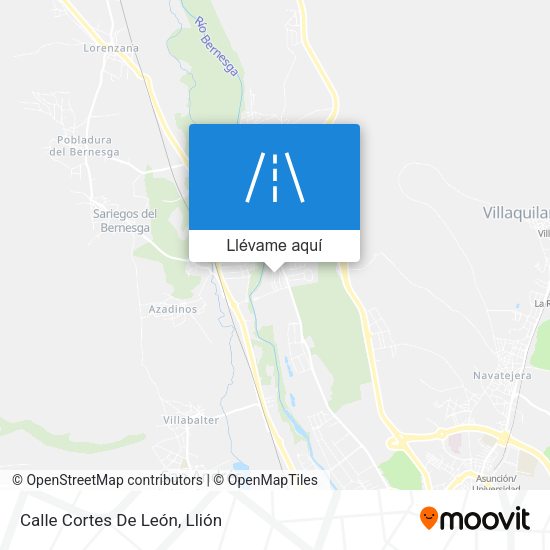 Mapa Calle Cortes De León