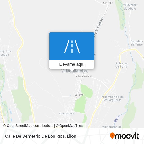 Mapa Calle De Demetrio De Los Ríos