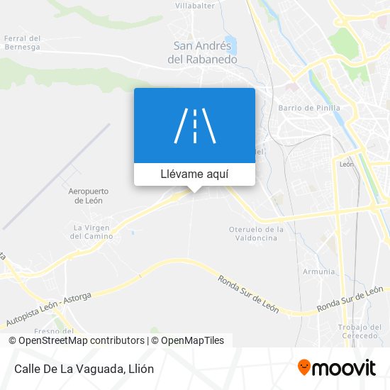 Mapa Calle De La Vaguada
