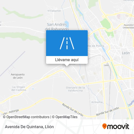 Mapa Avenida De Quintana