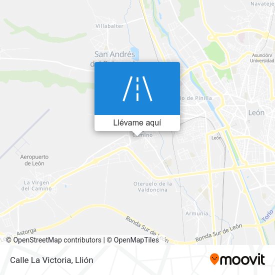 Mapa Calle La Victoria
