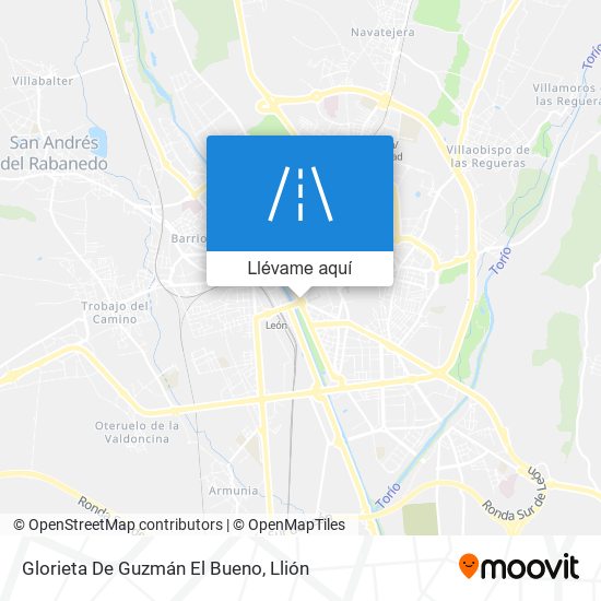 Mapa Glorieta De Guzmán El Bueno