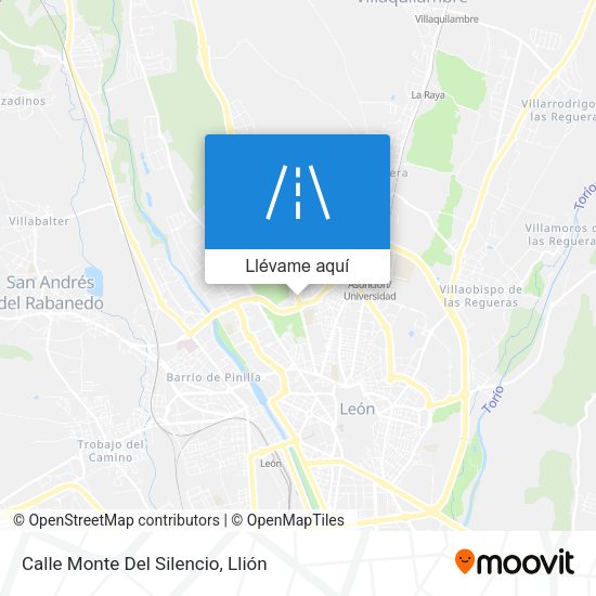 Mapa Calle Monte Del Silencio