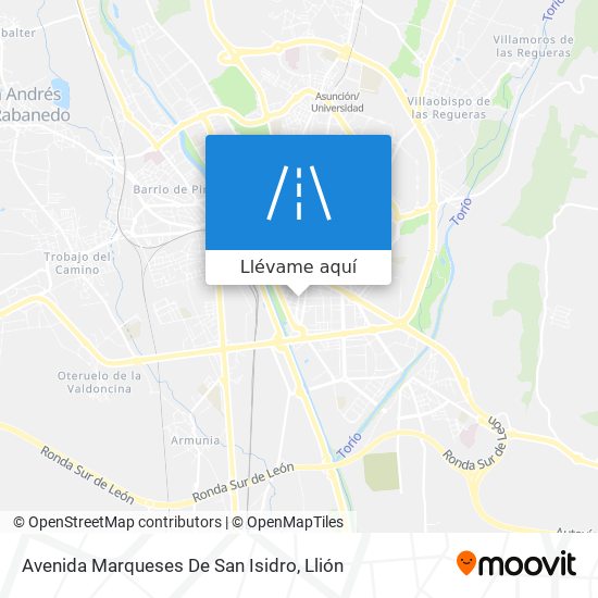 Mapa Avenida Marqueses De San Isidro