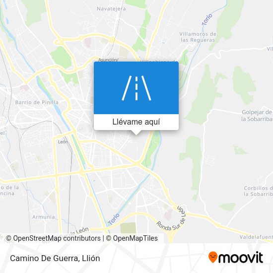 Mapa Camino De Guerra