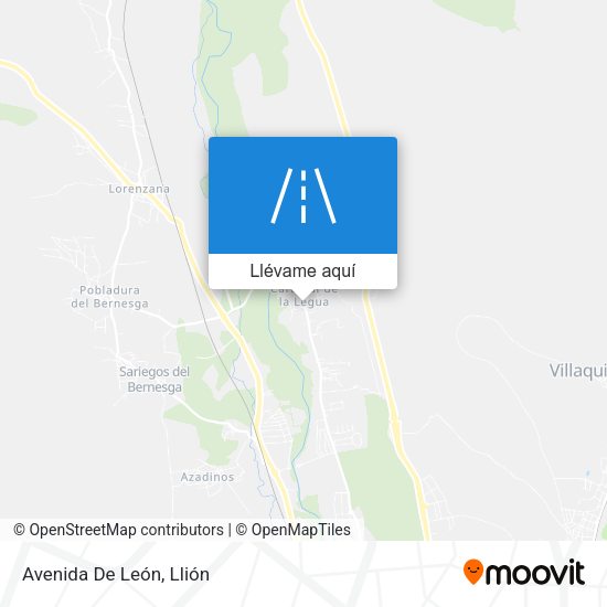 Mapa Avenida De León