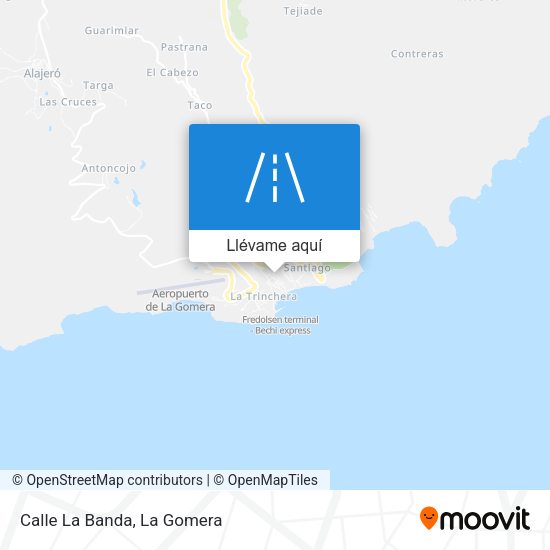 Mapa Calle La Banda