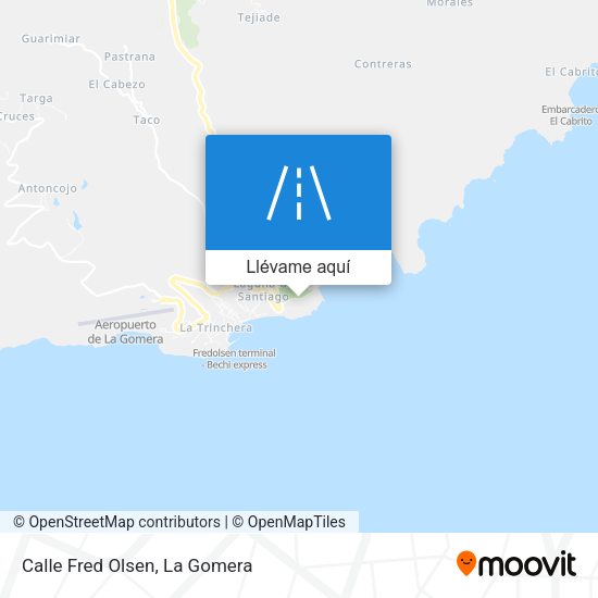 Mapa Calle Fred Olsen