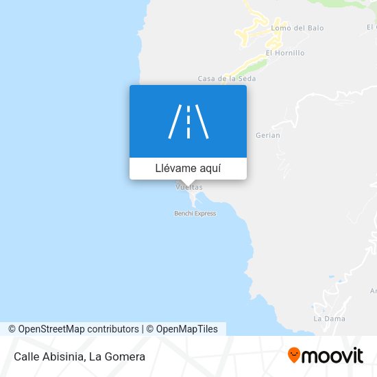 Mapa Calle Abisinia
