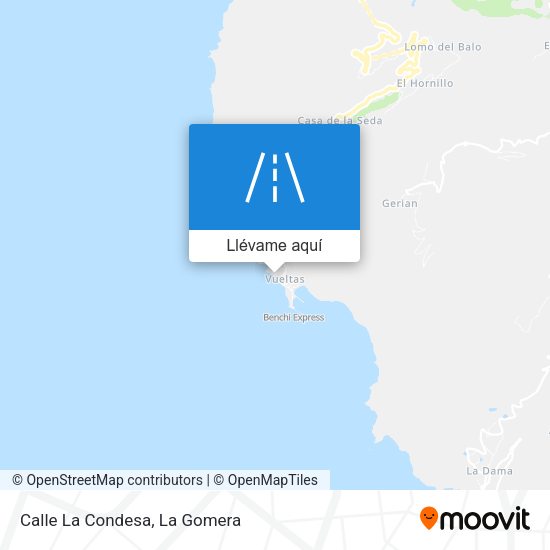 Mapa Calle La Condesa