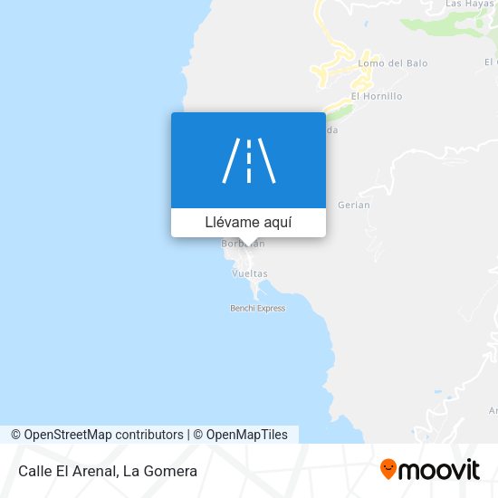 Mapa Calle El Arenal