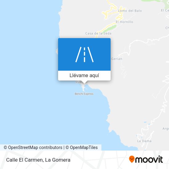Mapa Calle El Carmen