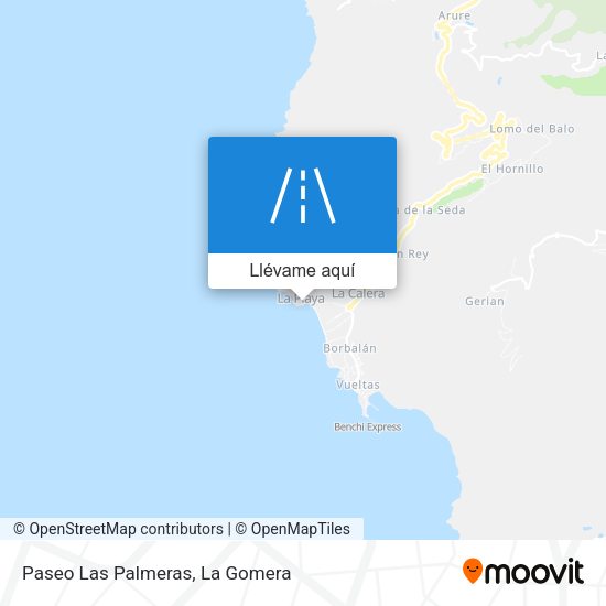 Mapa Paseo Las Palmeras