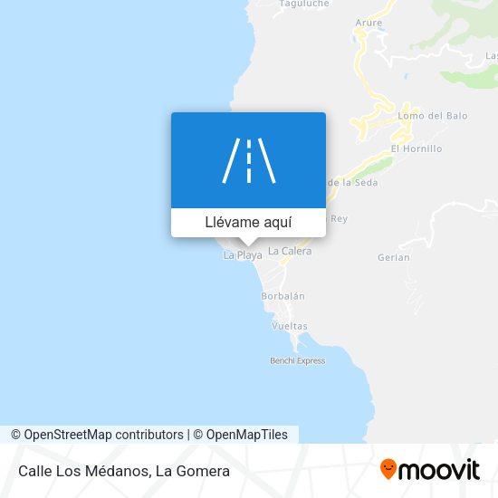 Mapa Calle Los Médanos