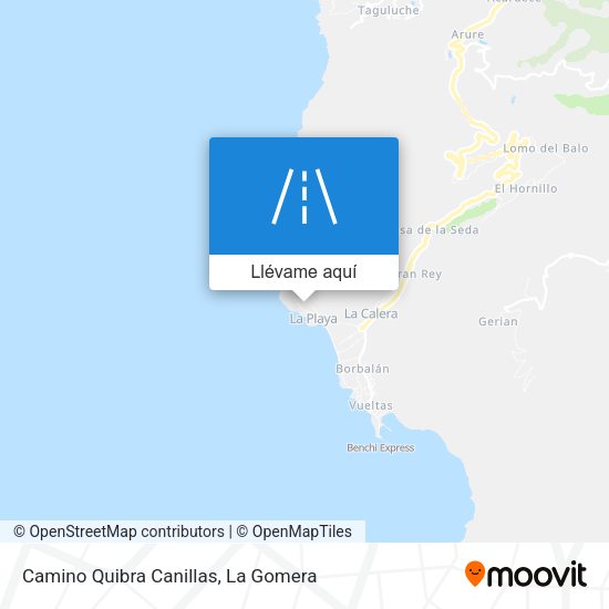 Mapa Camino Quibra Canillas