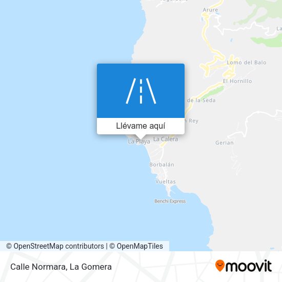 Mapa Calle Normara