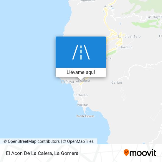 Mapa El Acon De La Calera
