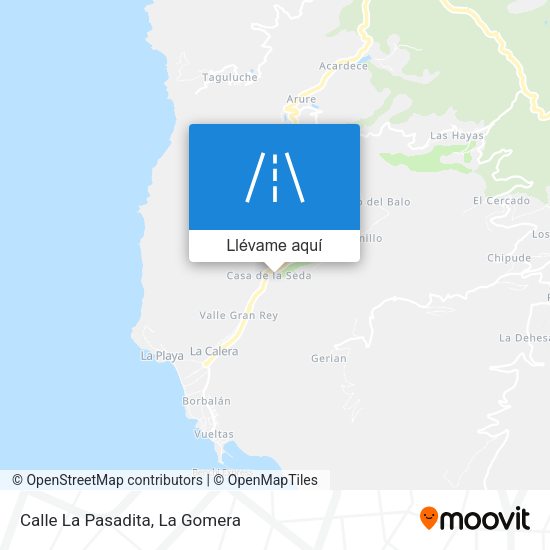 Mapa Calle La Pasadita